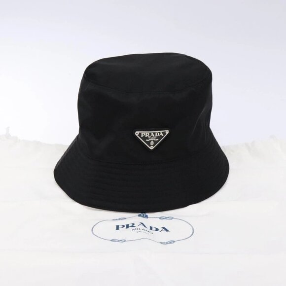 PRADA Bucket Hat Nylon S Black Auth 127060 - Picture 7 of 14
